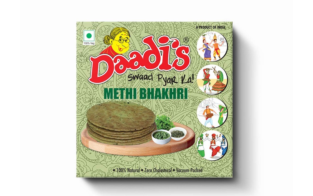 Daadi's Methi Bhakhri    Pack  180 grams
